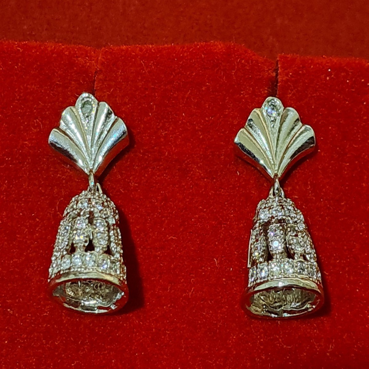 Silver Princess Studs