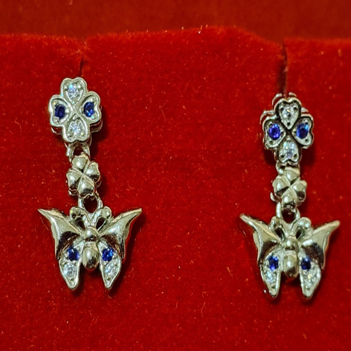 Silver Princess Studs