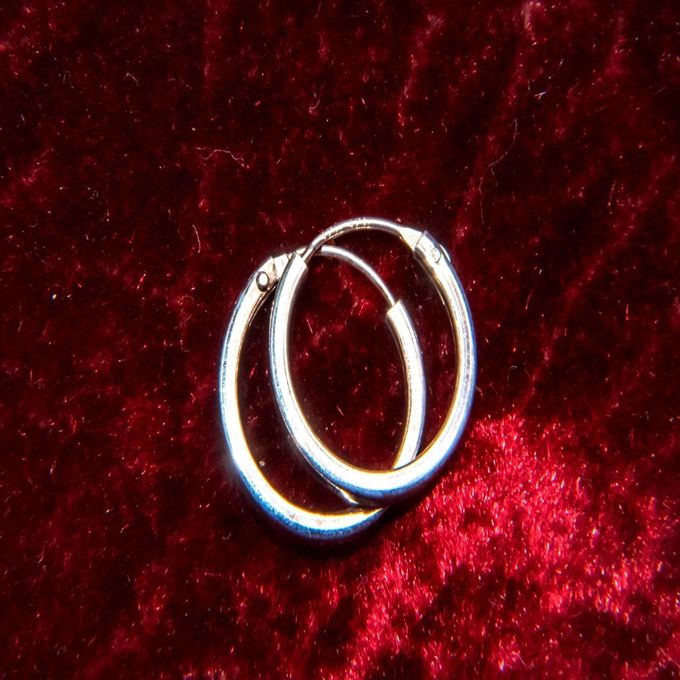 100316 Silver Earring - Image 1