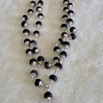 Karungali Mala with Silver Cap