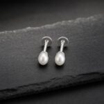 Silver Pearl Studs
