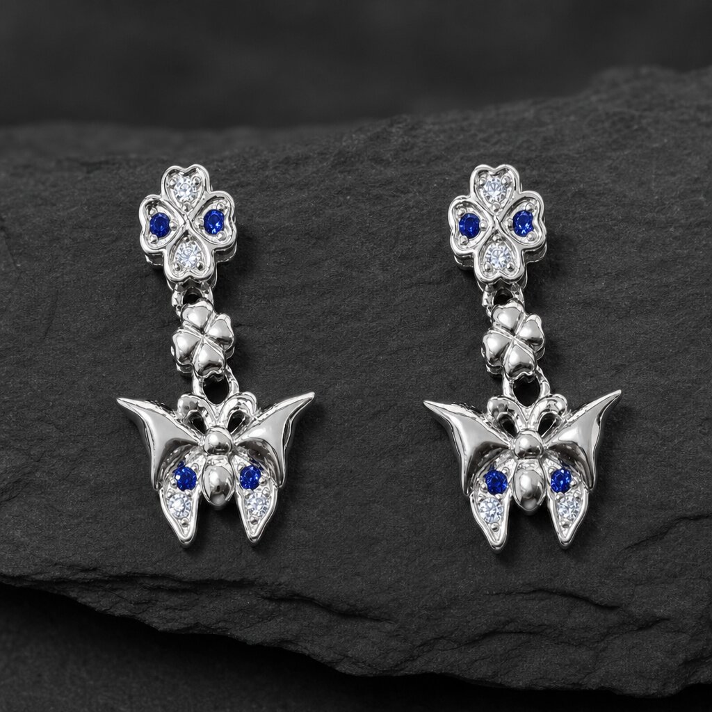 20820266 Silver Princess Studs - Image 1