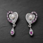 Silver Princess Studs