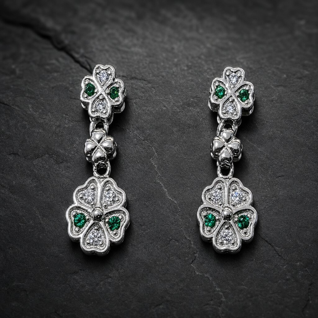 20820271 Silver Princess Studs - Image 1