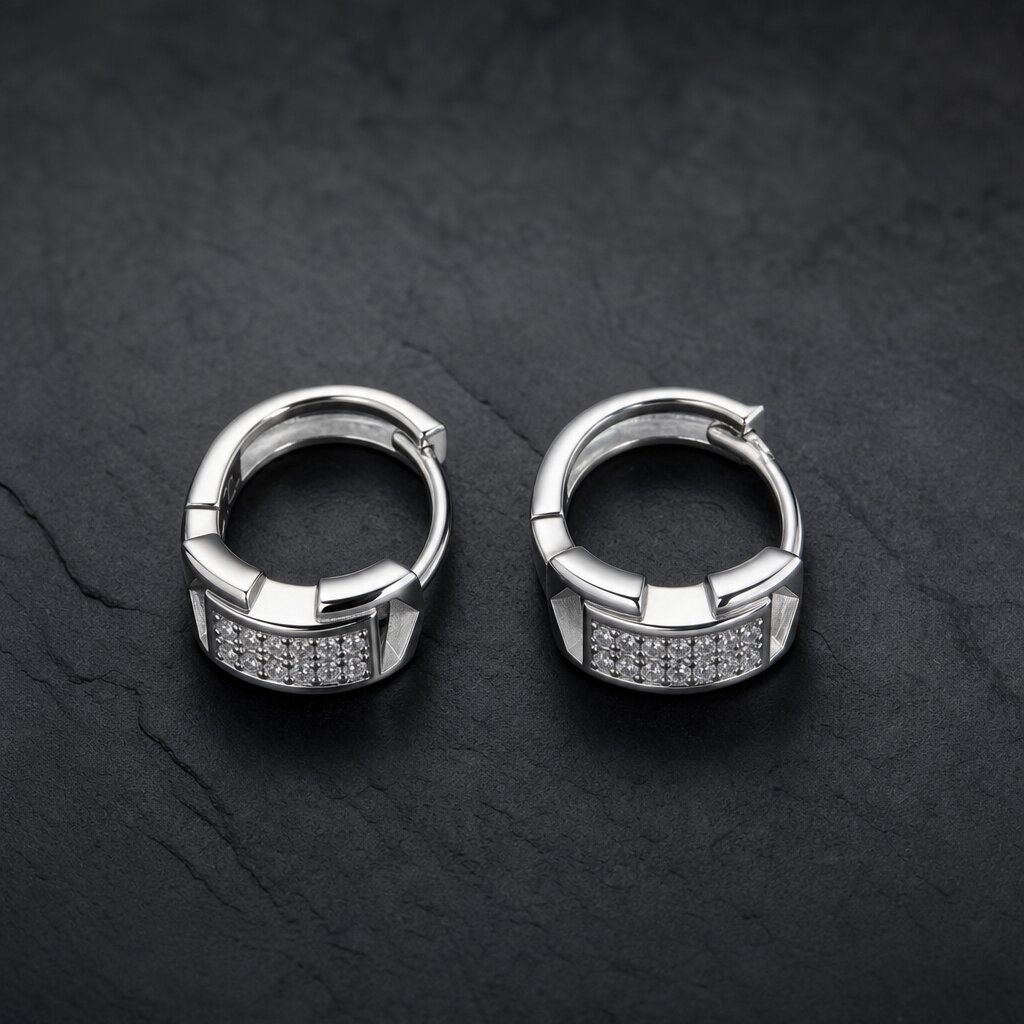 20820284 Classic Silver Ear Ring - Image 1