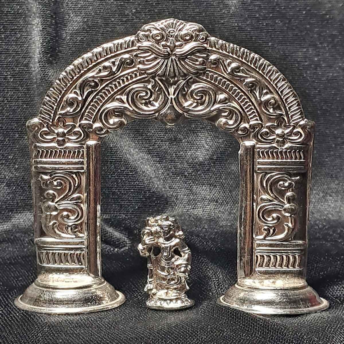 2112013 Idol & Silver Prabhavali - Image 1