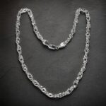 Sterling Silver-Twisted Chain