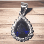 Blue Stone - Silver Pendent