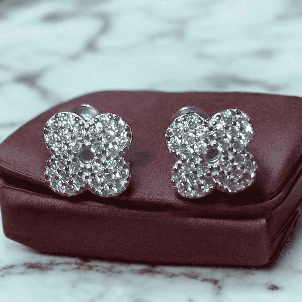 J24072142 Silver Fancy Studs - Image 1