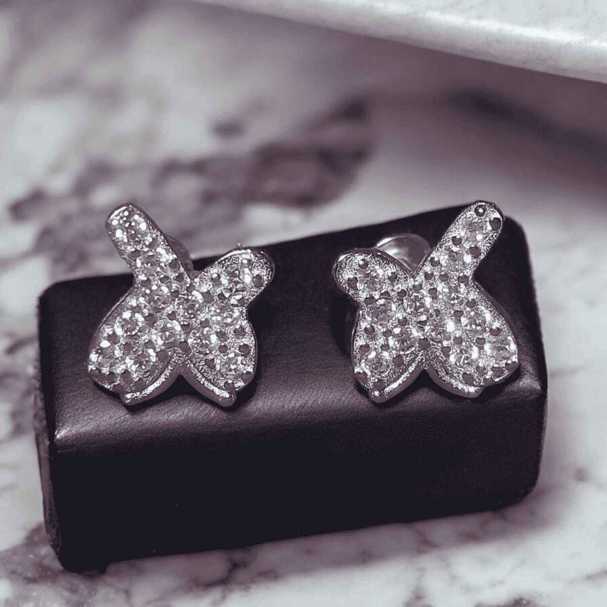 J24072145 Silver Fancy Studs - Image 1