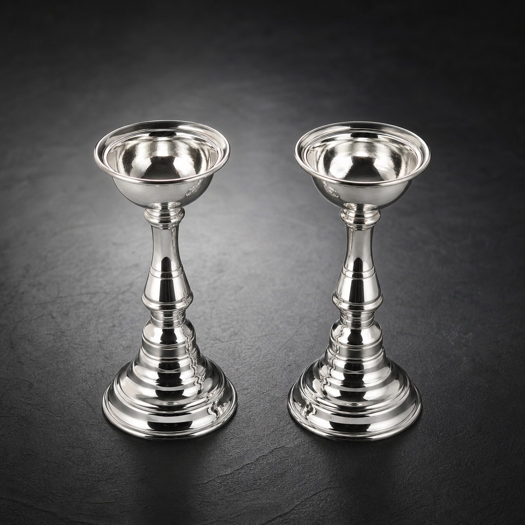J24102602 Silver Traditional Deepa - Image 1